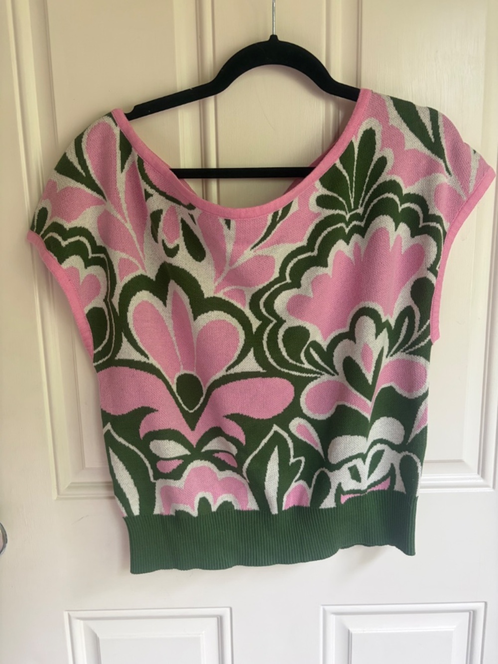 NWT OxKnit Off-Shoulder Groovy Top, Large - Picture 4 of 4